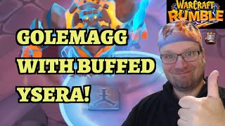 BUFFED Ysera Is So Good Against Golemagg! Molten Core - Warcraft Rumble