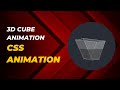 CSS animation effect, awesome 3d animation using html CSS @me_code_ant