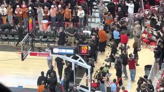 Texas Tech vs. Texas Basketball - The moment Beard comes out on court - Feb. 1,