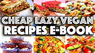 CHEAP LAZY VEGAN RECIPES EBOOK ☆☆☆ OUT NOW!
