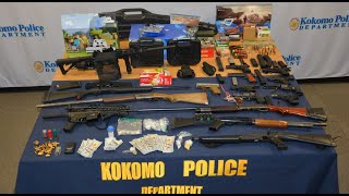 Robbery investigation leads to guns, drugs, fake money in Kokomo, Indiana