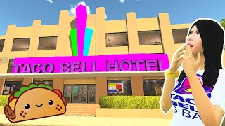 Selena Gomez Goes To The Taco Bell Hotel!!!