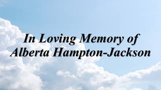 Funeral Service for Mother Alberta Jackson