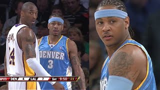 Kobe vs Iverson & Melo 2008 1st Round GM1 Full Highlights - 92 Points Combined