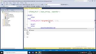 54.STRING_SPLIT() FUNCTION IN SQL - TELUGU