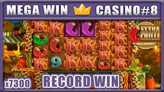 Mega Win Casino - Extra Chilli Big Time Gaming Record win x7300