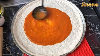 JINENE | قولي وداعا للتعب💯 كيف تحضرين صلصة بيتزا بسرعه/ Recette rapide Sauce Pizzas