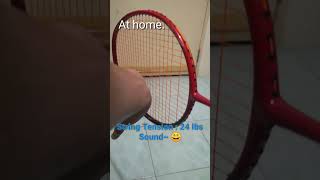 New badminton racket string #badminton #tension #strings #string