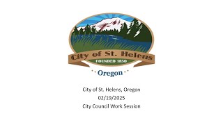 02/19/2025 City Council Work Session - Part 2