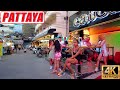 [4K] Pattaya Walk, Beach Road, Soi 6, Soi 8, Soi Buakhao, Soi Chaiyapoon, LK Metro