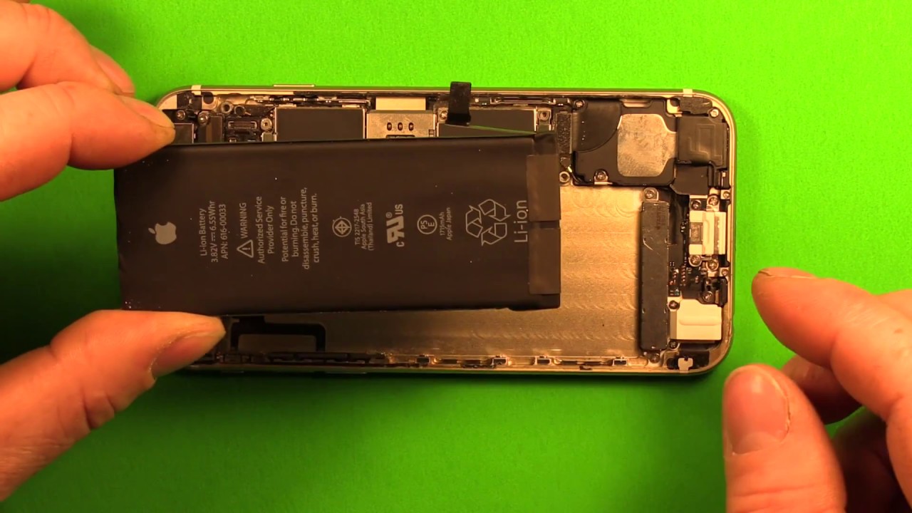 IPhone 6S Battery Replacement Guide (How To) - ScandiTech - YouTube