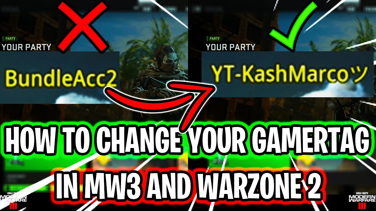 How To Change Your Gamertag + Add Symbols In Modern Warfare 3/Warzone 2 (Activision Name Switch ...