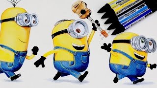 MINIONS Drawing DESPICABLE ME  😎