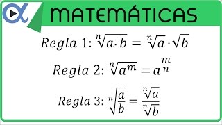 Leyes de los radicales