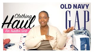 Toddler Girl Fall Haul from Gap & Old Navy