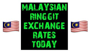 Malaysian Ringgit Currency Exchange Rates Tday14 December 2024