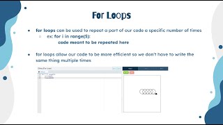 Python Turtle Concepts - For Loops
