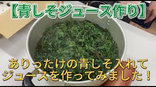 【青しそジュース作り】ハナノキ活動記録