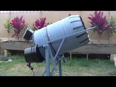 How to build a 55 gal concrete mixer. How to build a 55 gal concrete mixer.