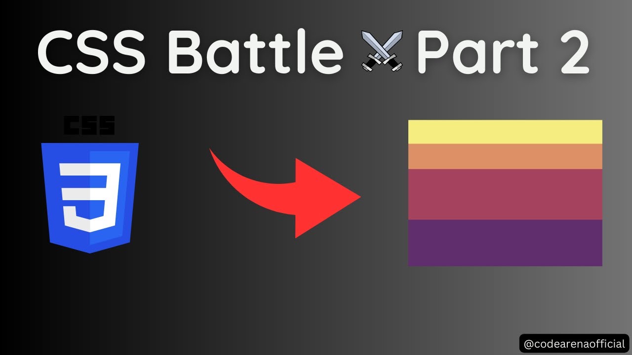 Solving Css Battle Specially For Beginners Battle 2 Youtube Solving Css Battle Specially For Beginners Battle 2 Youtube