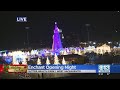 Christmas tree lit at Enchant opening night in West Sacramento