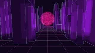 algorithmic cityscape wireframe 3d