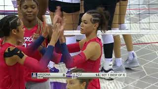 Arizona vs #22 TCU | NCAA Women Volleyball 09/27/2024