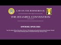 Law on the Bosphorus: Opening Speeches