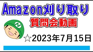 Amazon刈り取りセミナー　・リサーチ方法・仕入れ判断・タイムセールの商品リサーチを徹底解説　2023年7月15日　副業