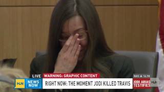 RAW Video: Jodi Arias breaks down on the stand!