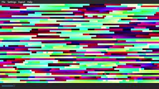 What happens if you play a WAV file with Binary Waterfall?