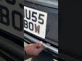 How to remove sticky number plates