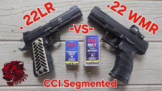 Segmented ammo small bore shootout, testing CCI segmented in .22LR and .22WMR