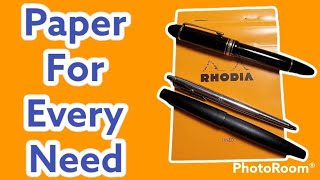 Is Rhodia Paper good for note taking or writing?