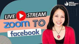 How to livestream Zoom on Facebook | Livestreaming tips for your personal brand
