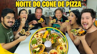 NOITE DO CONE DE PIZZA COM A FAMÍLIA | TIA DO JOINHA