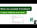 How to Create Lambda Functions