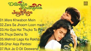 Dilwale Dulhania Le Jayenge | 90's Evergreen Songs | Shahrukh Khan & Kajol | Retro Hits 🎵