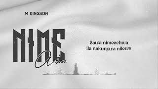 M Kingson - Nimeachwa (Lyrics Visualizer)