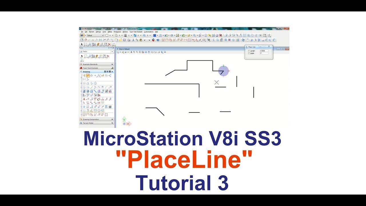 How To Draw A Straight Line In Microstation At Franklin Norwood Blog