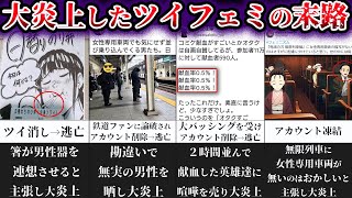 【ゆっくり解説】調子に乗りすぎて大炎上したツイフェミの悲惨な末路５選【Part2】