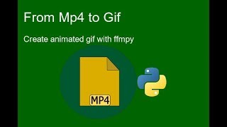 How to transform an mp4 to gif with python and ffmpeg