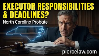 What are my executor duties and probate deadlines? | NC