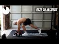 20 min back workout dumbbells only