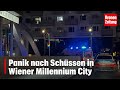 Panik nach Schüssen in Wiener Millennium City | krone.tv NEWS