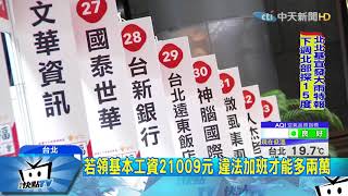 20171202中天新聞　一例一休「加班費少2萬」？　人資長打臉賴清德