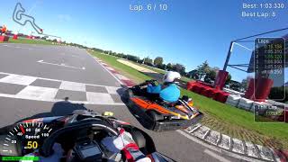 Felipe Nardo - RKC Karting Paris - 10 min training session - 1200 m