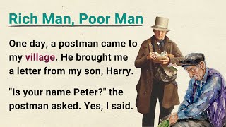 Learn English through Stories Level 1 ⭐ Rich Man Poor Man - English Listening Practice | Audio Story