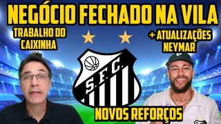 BOMBA! NOVO TIME DO SANTOS! VAGNER FREDERICO CONTA DETALHES!TRABALHO CAIXINHA! NOTÍCIAS DO SANTOS