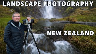 LANDSCAPE PHOTOGRAPHY NEW ZEALAND - Waterfall Vlog